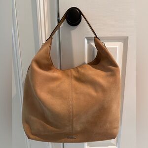 Rebecca Minkoff Camel Pebbled Buckskin (Leather) Shoulder Bag